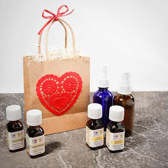 Romantic Aromatherapy and brown bag