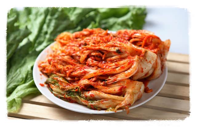 Bowl of kimchi