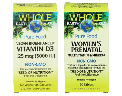 Whole Earth and Sea products