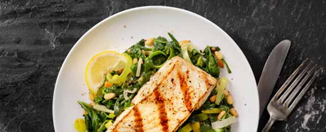 Salmon with Salad