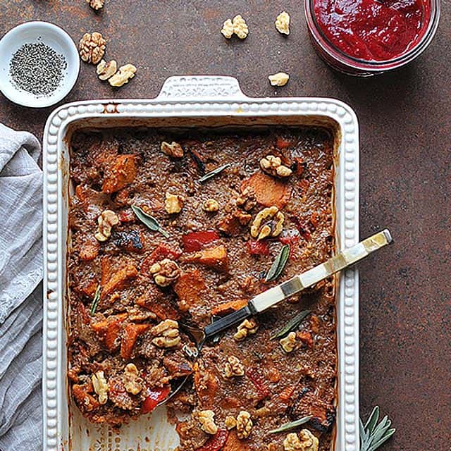 Thanksgiving Quinoa & Sweet Potato Casserole