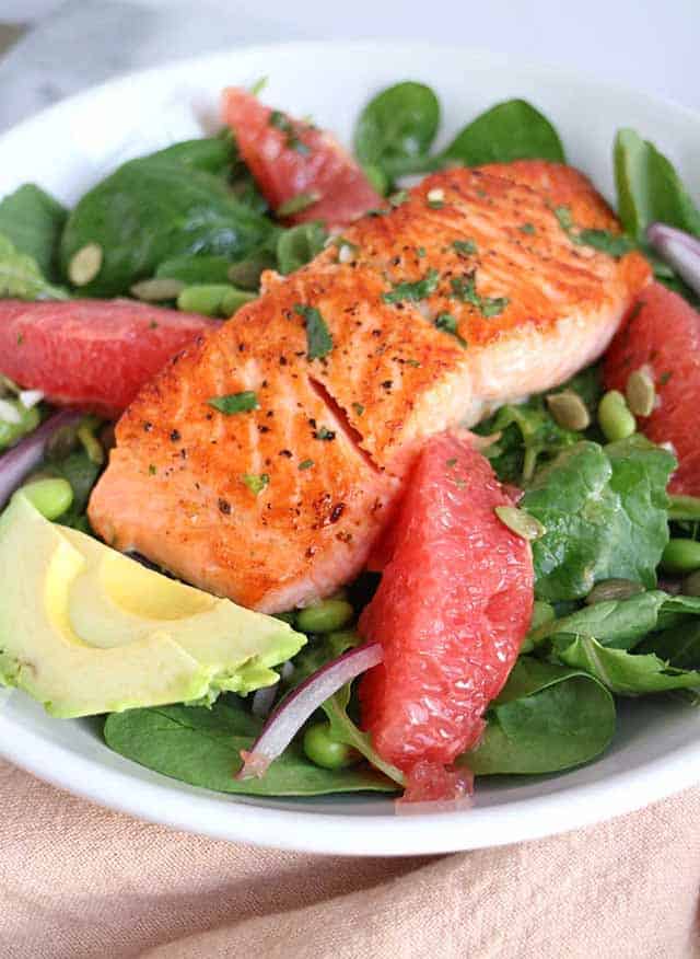 Grapefruit Salmon Salad