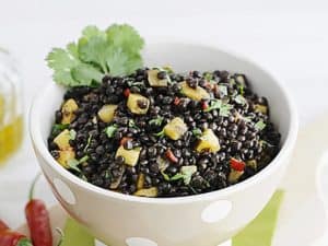 Lentil Salad with Mango Chili and Cilantro