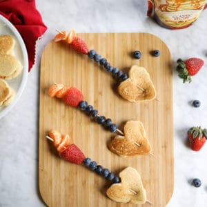 Pancake kabob arrows