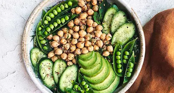 Summer salad in a bowl