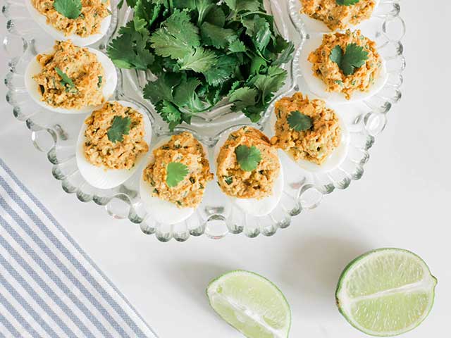 Keto Avocado Deviled Egg Recipe