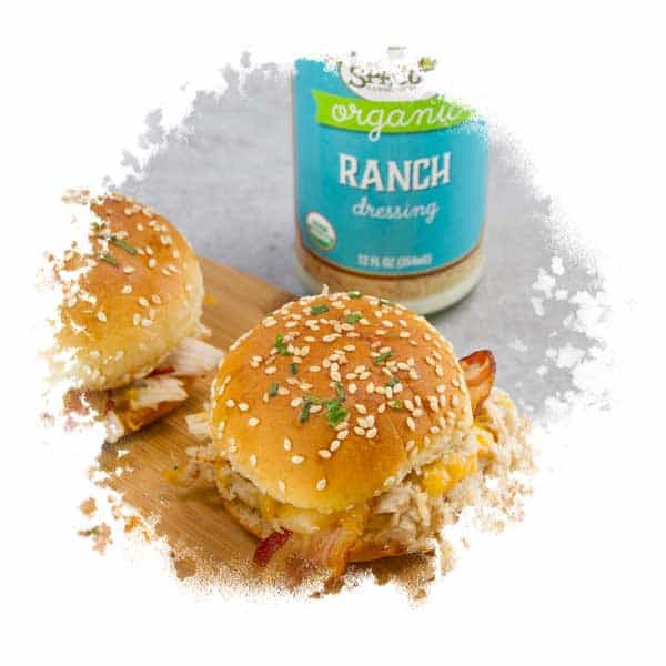 Chicken Bacon Ranch Sliders