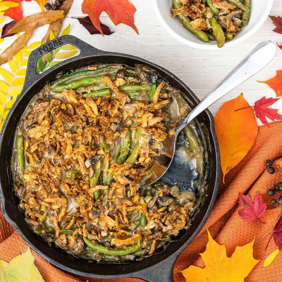 Plant-Based Green Bean Casserole