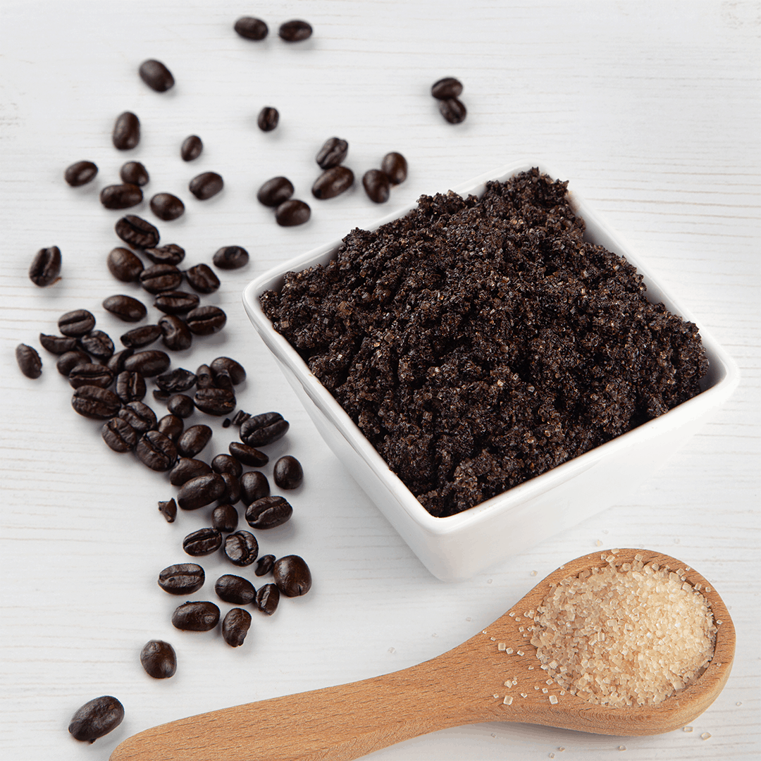 homemade coffee scrub