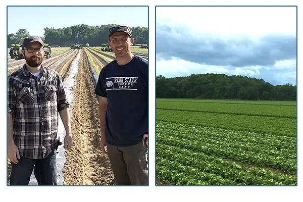 eastern fresh grower farmers in a field