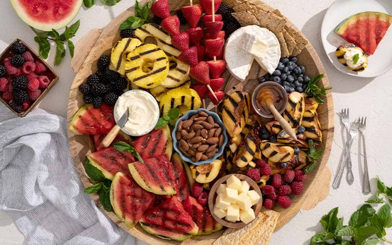 Grilled Fruit Board