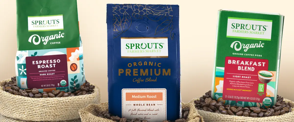 Sprouts brand coffee variety