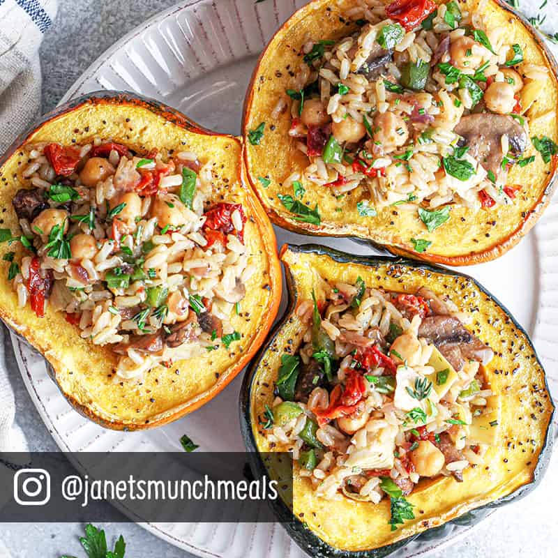 stuffed acorn squash