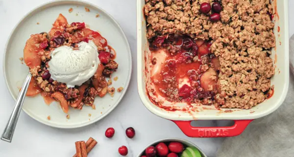 Apple Cranberry Crisp