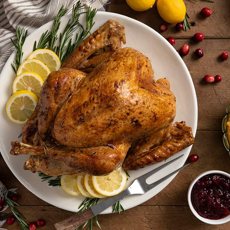 Organic Lemon Rosemary Roasted Turkey