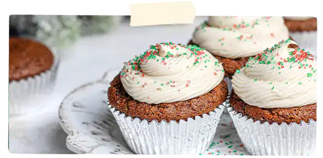 gingerbread cupcakes