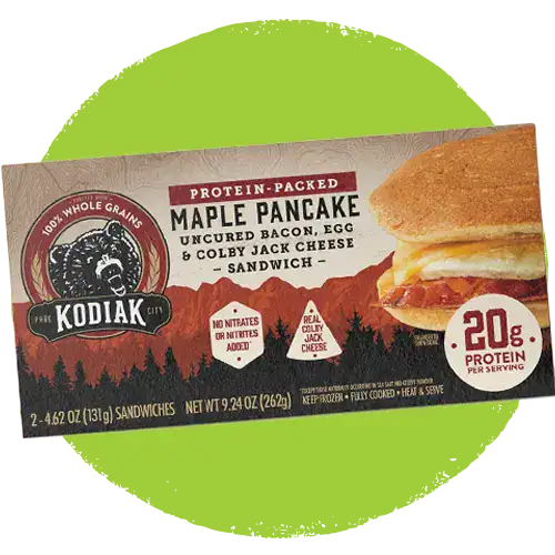 kodiak maple pancake breakfast sandwiches