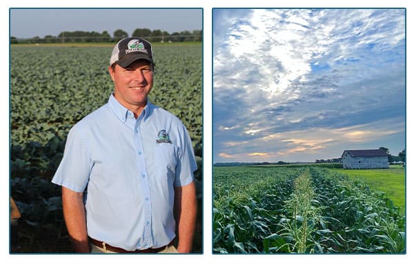 Parker farms owner and farmland