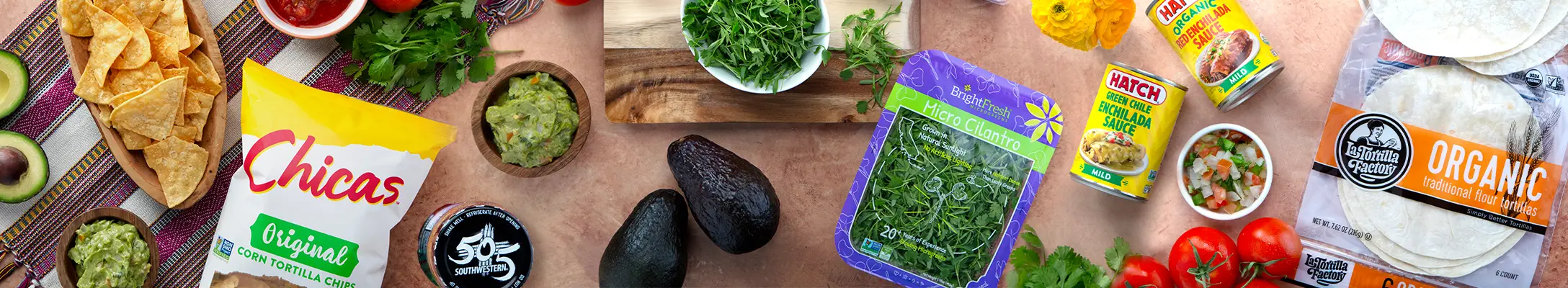 Festive cinco de mayo foods on a tabletop