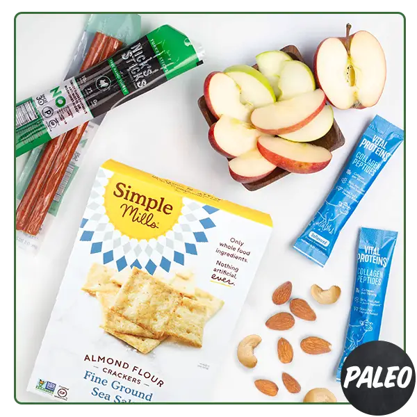 paleo snacks on a tabletop