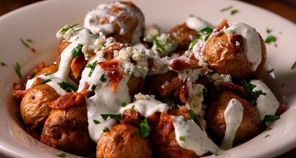 Roasted & Ready potatoes on a plate