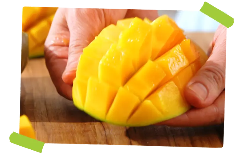 cut mango