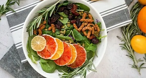 Citrus Salad in a serving bowl