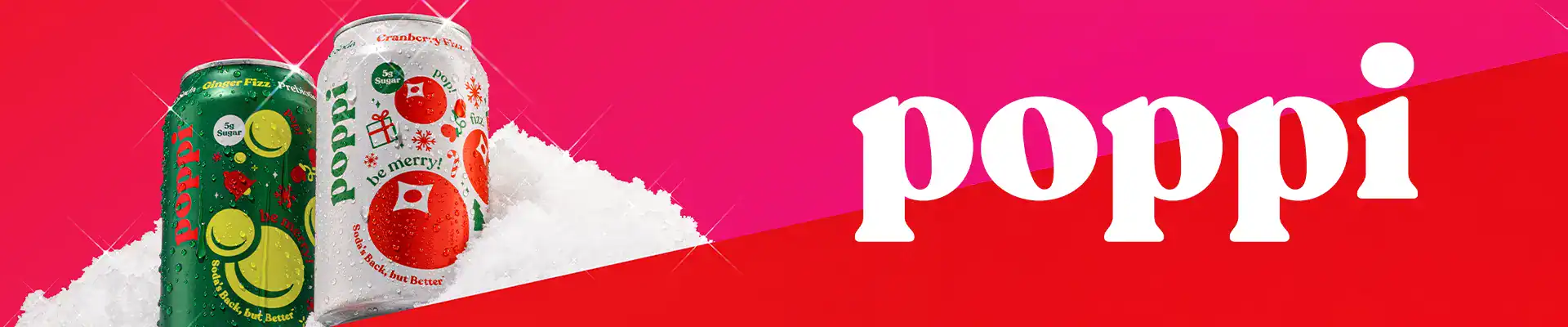 poppi logo next to product