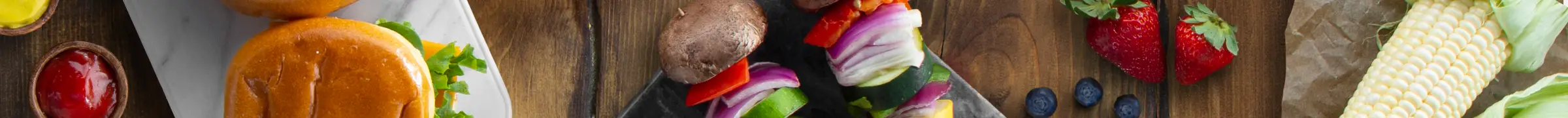 summer bbq foods on a table