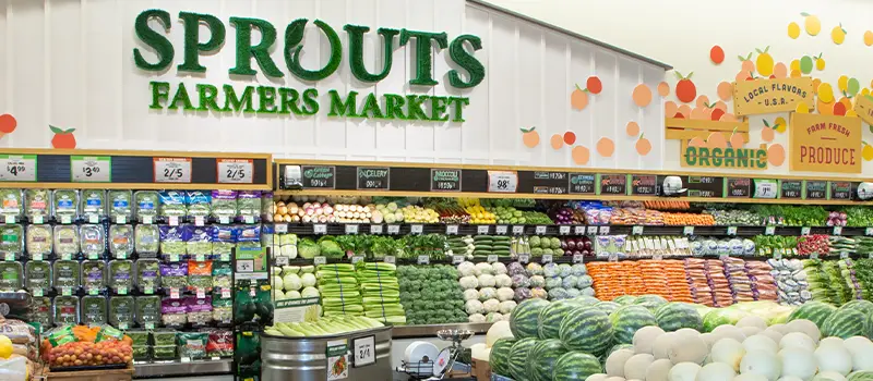 Sprouts produce department