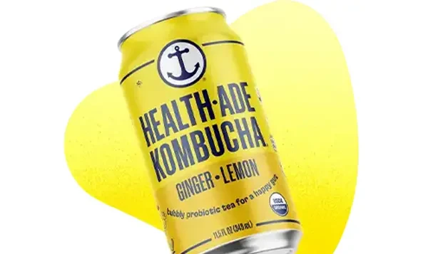 Health-Ade Kombucha Ginger Lemon flavor