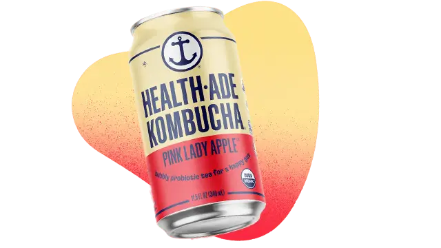 Pink lady apple Health-Ade Kombucha Can