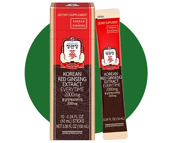 red ginseng extract packaging