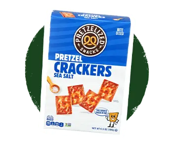 Pretzelized Crackers