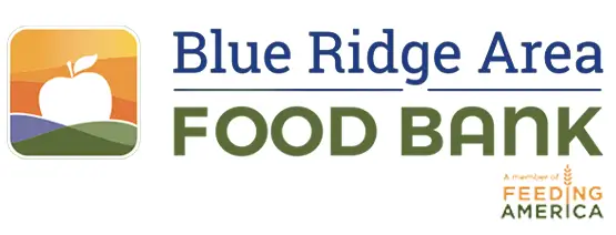 blue ridge area Food Bank logo member of feeding America