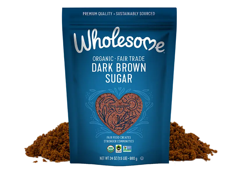 Wholesome dark brown sugar