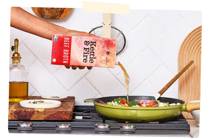 Kettle and Fire Beef Broth product.