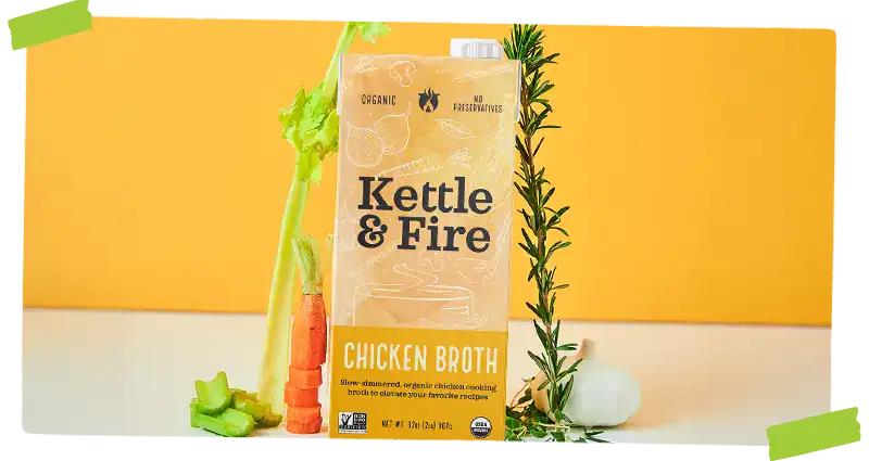 Kettle and Fire Chicken Broth product.