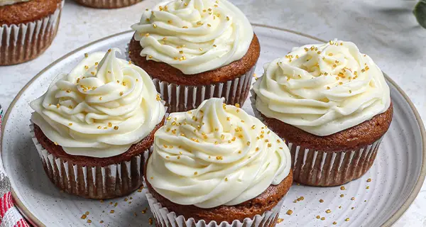 Gingerbread cupcakes