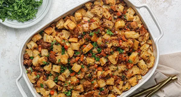 Sausage and Mushroom Stuffing