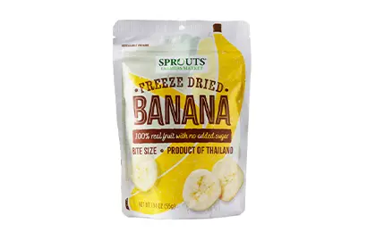 Sprouts Freeze-Dried Bananas