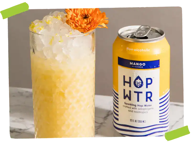 Hop WTR mango flavor