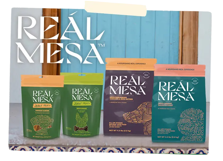 Real Mesa logo next to product variety