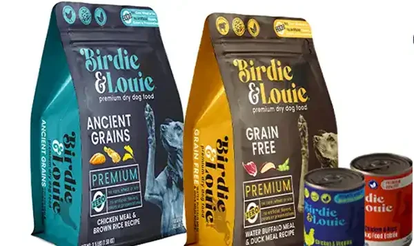 Birdie and Louie dog food