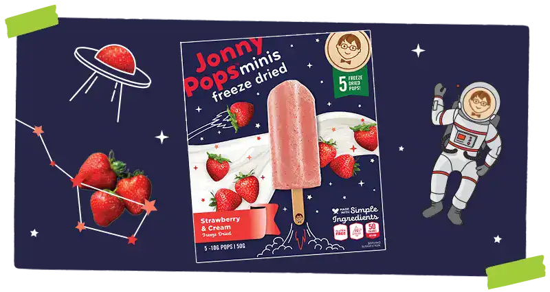 JonnyPops Freeze Dried Ice Cream Bars