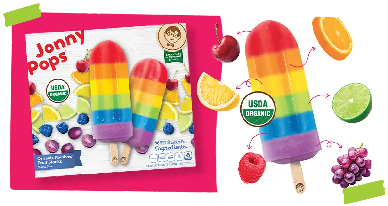 JonnyPops Rainbow pops