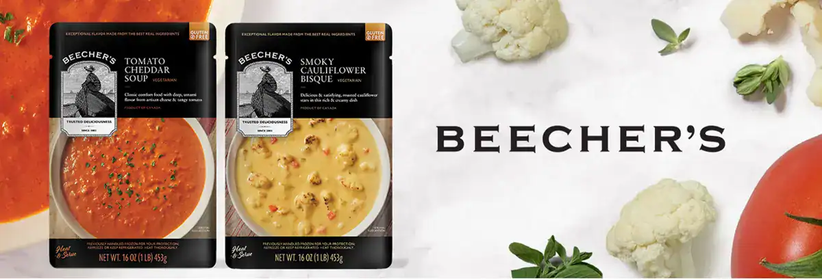 Beechers logo next to product variety