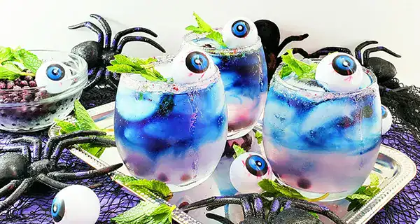 Scary Berry Sparkling Mint Lemonade