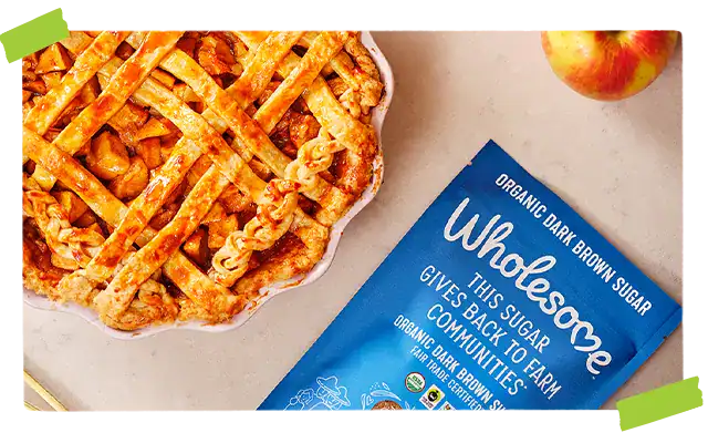 Wholesome dark brown sugar