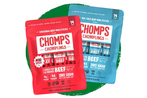 Chomps beef snacks